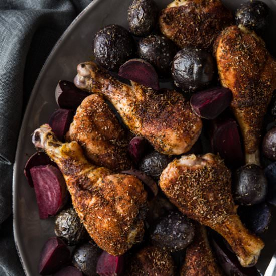 Blackened Chicken Legs