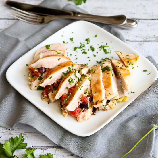 Antipasto Stuffed Chicken Breasts