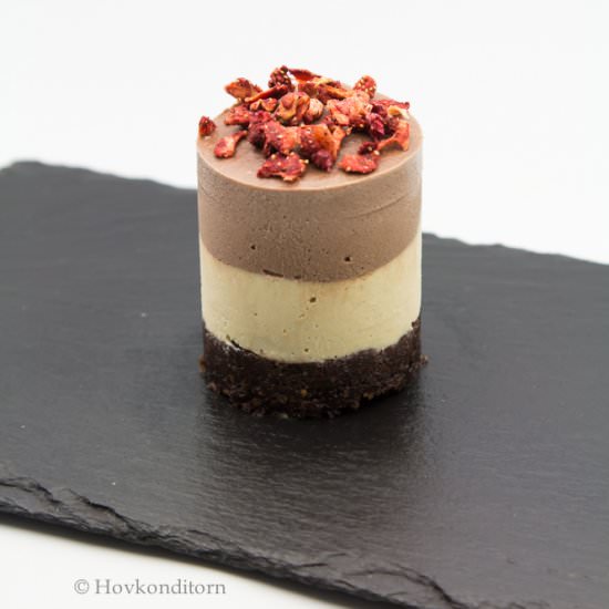 Vanilla Chocolate Cheesecakes