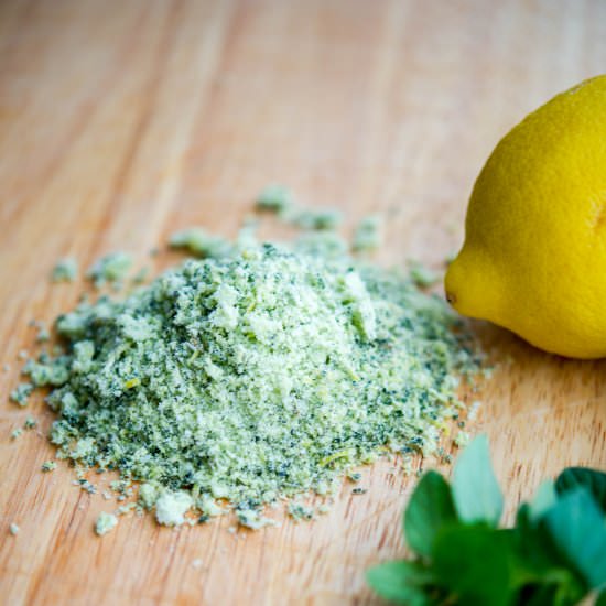 DIY Oregano Lemon Salt