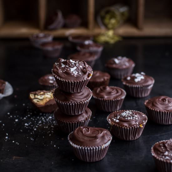 Chocolate Pumpkin Seed Candy PB cup