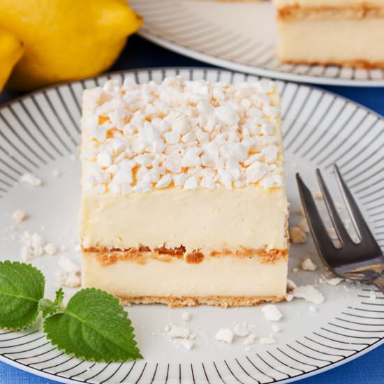 No bake lemon cake