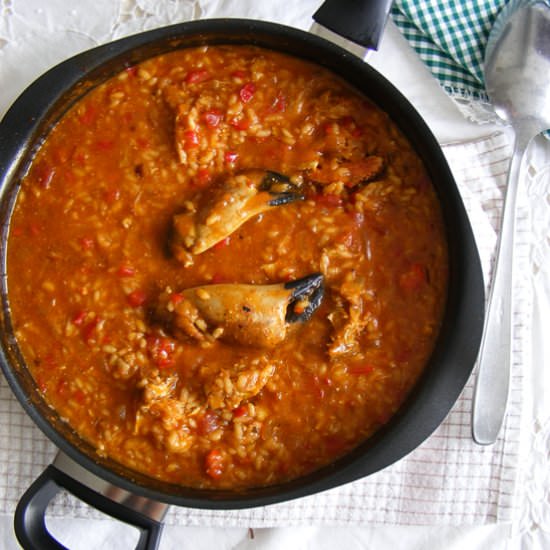 Arroz con Buey de Mar