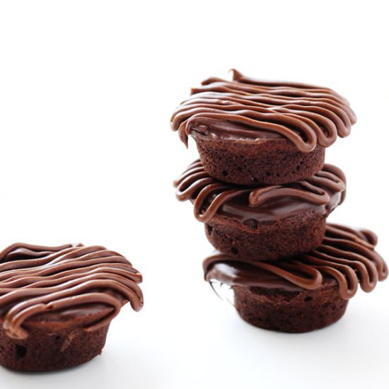 Chocolate Mascarpone Brownie Bites