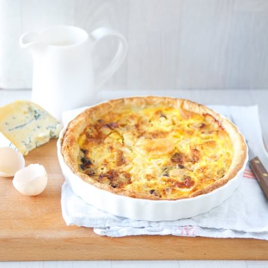 Gorgonzola Apple Quiche