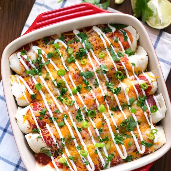 Sweet Potato Enchiladas