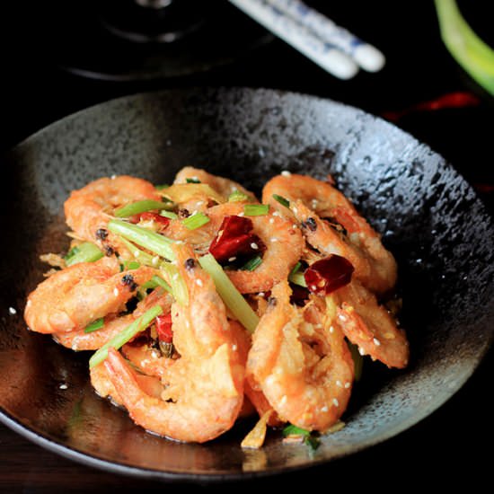 Szechuan Shrimp—Spicy Crispy Shrimp