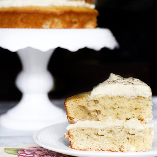 Layered Pear Cake with Rumchata