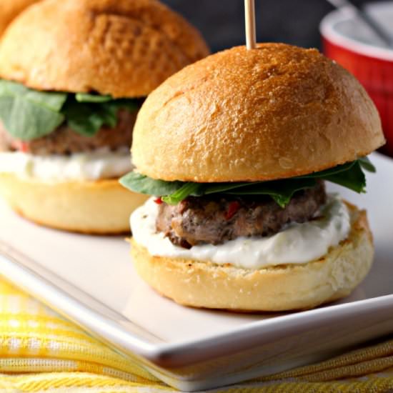 Middle Eastern Style Lamb Sliders