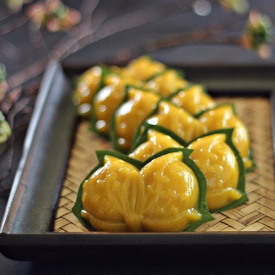Pumpkin Ang Ku Kueh