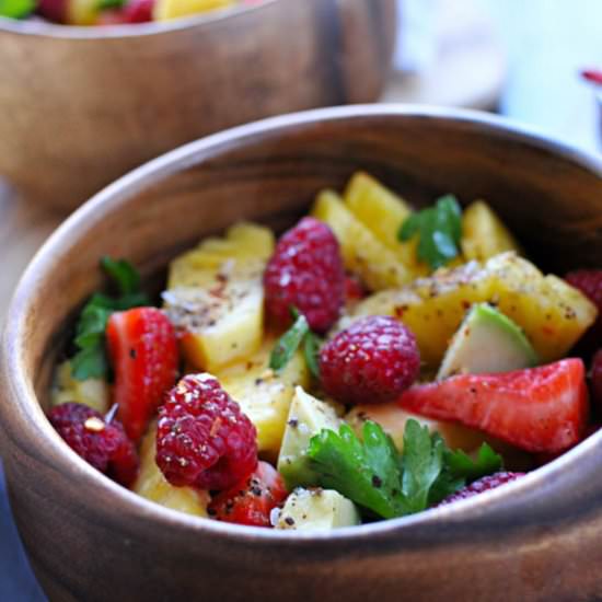 Pineapple + Parsley Salad