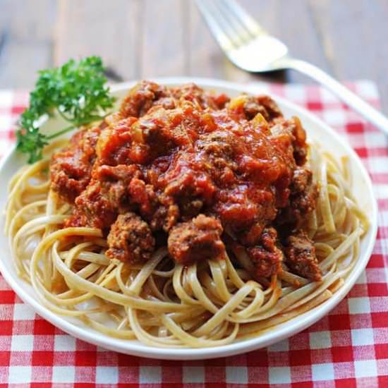 Spaghetti Meat Sauce