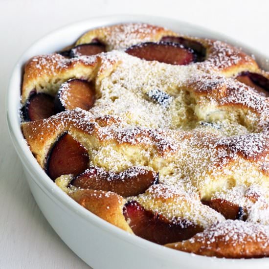 French Plum Clafoutis