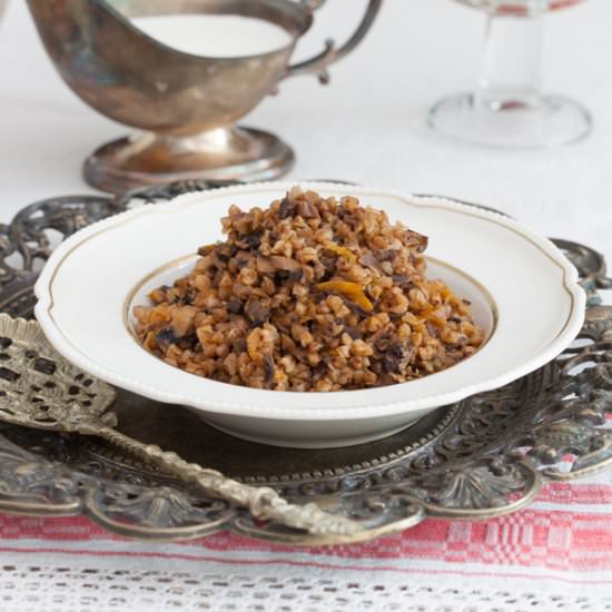 Buckwheat with Mushrooms