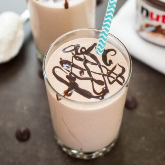 Peanut Butter & Nutella Milkshake