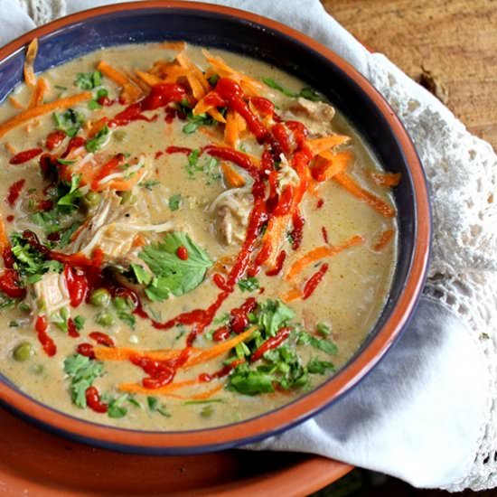 Thai Inspired Chicken Noodle Soup