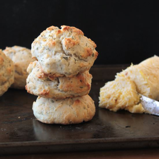 Squash Butter with Rosemary Biscuit