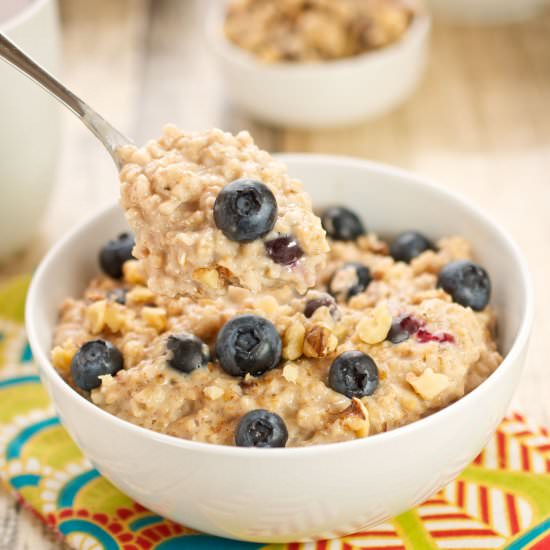 Toasted Blueberry Oatmeal