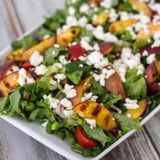 Salad with Grilled Nectarines