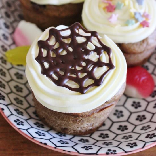 Choc Chip Pumpkin Cupcakes