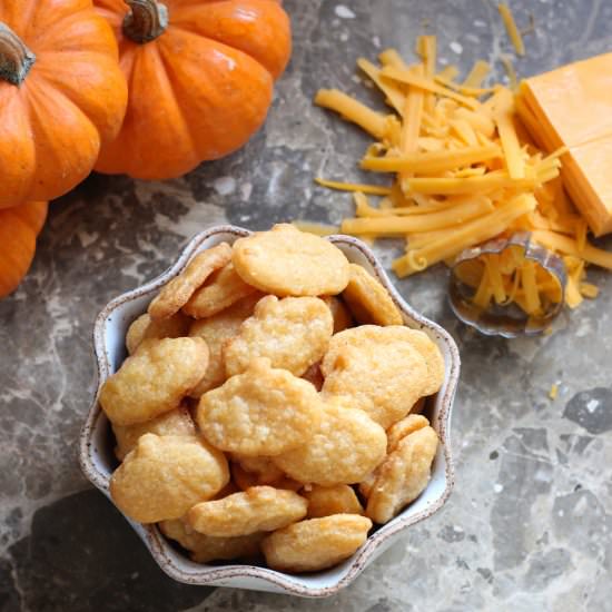 Halloween Cheese Crackers
