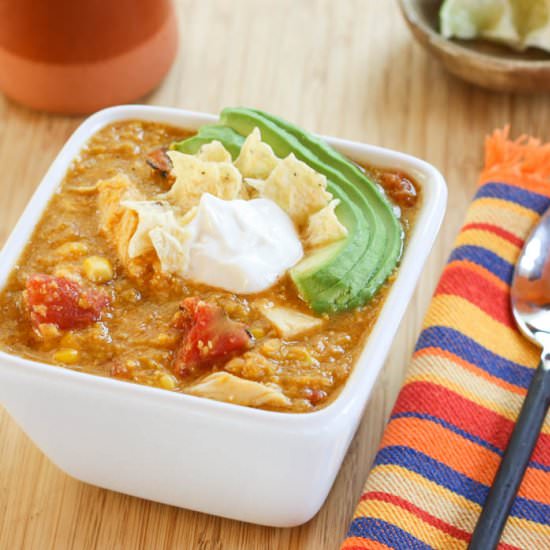 Chicken Taco Corn Chowder