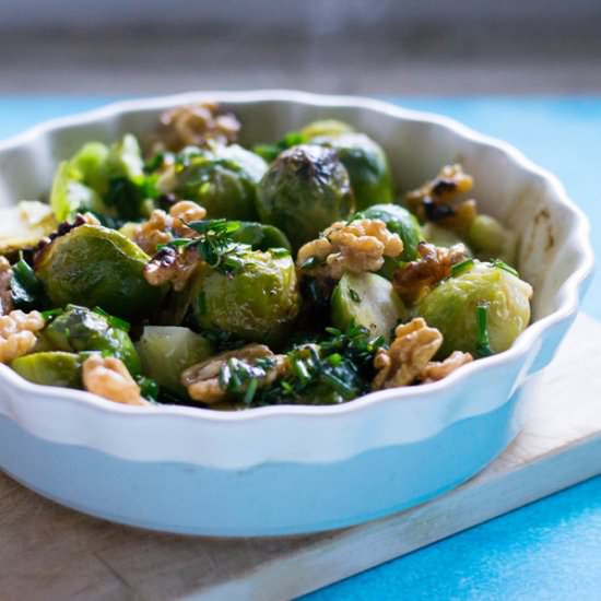 Brussels Sprouts with Walnuts