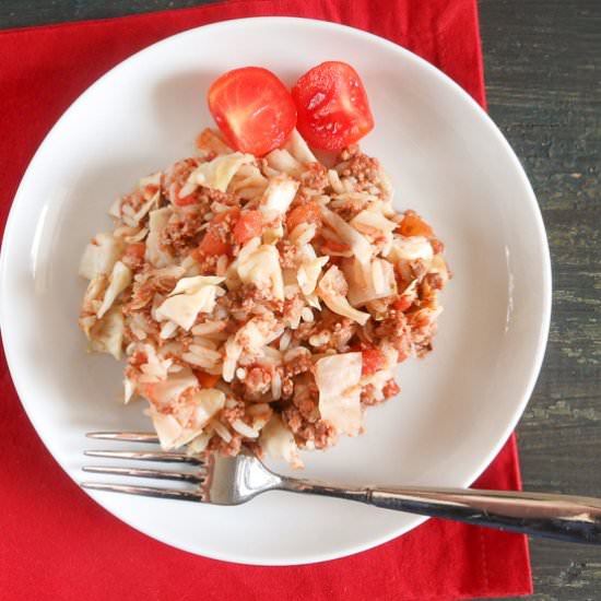 Lazy Cabbage Rolls
