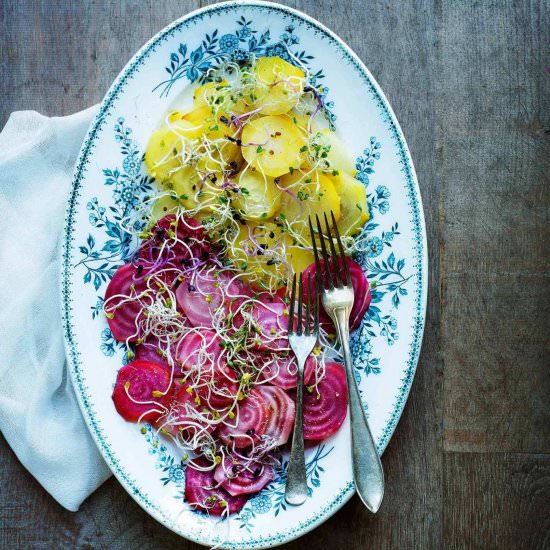 Red Yellow Beetroot Salad