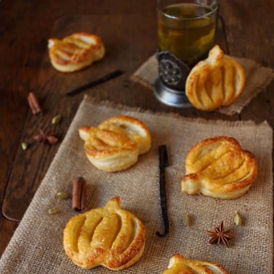 Puff Pastry Pumpkins