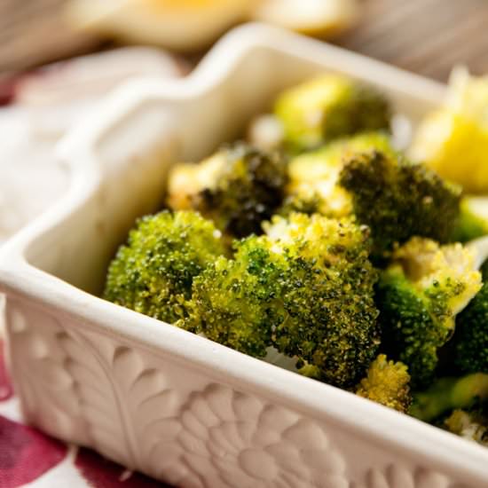 Roasted Lemon Broccoli