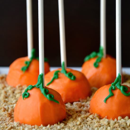 Pumpkin Cheesecake Pops