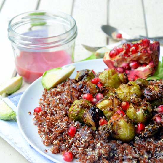 Sesame Brussels Sprouts