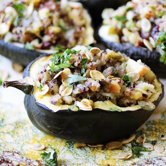 Acorn Squash Stuffed with Autumn