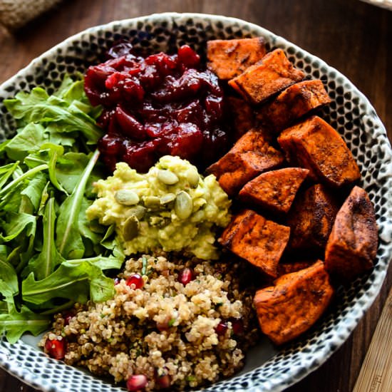 Sweet Potato + Cranberry Power Bowl