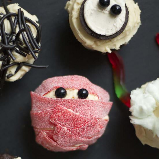 Spooky Halloween Cupcake Toppers