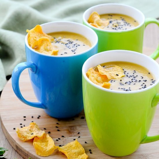 Cream of Squash and Sweet Potato