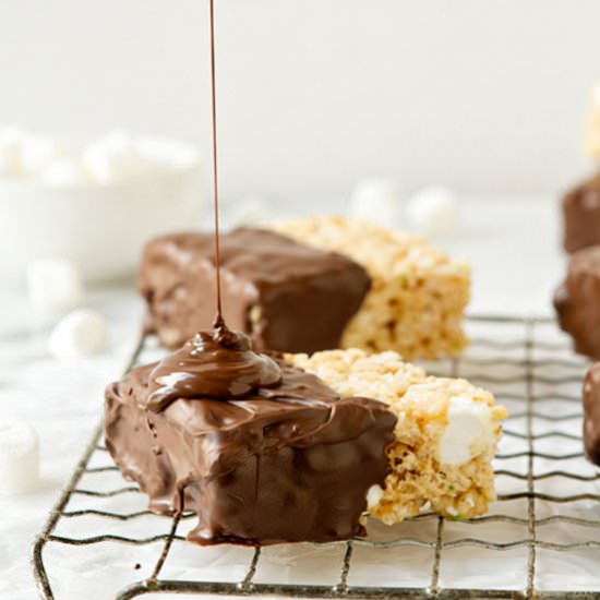Key Lime Marshmallow Treats