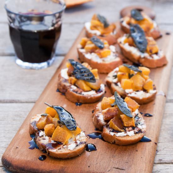 Pumpkin Crostini