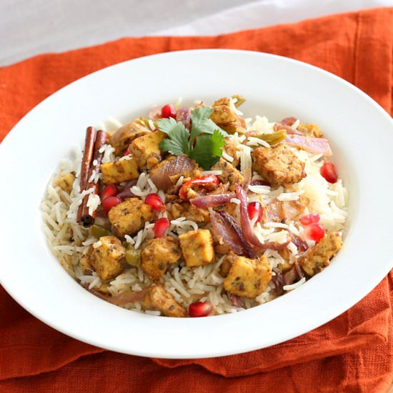 Tempeh Tikka Pulao