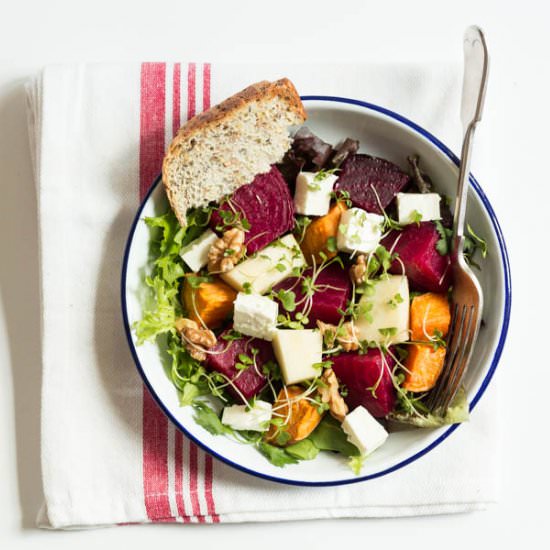 Beetroot and Sweet Potato Salad