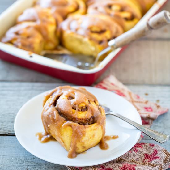 Pumpkin Cinnamon Rolls