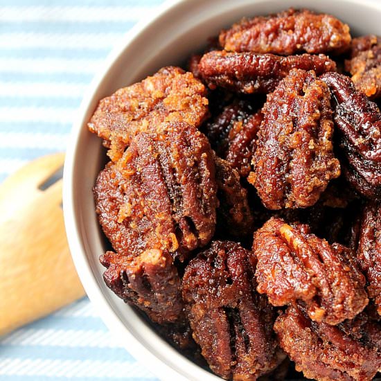 Honey & Spiced Glazed Pecans