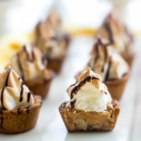 Peanut Butter Banana Cookie Cups
