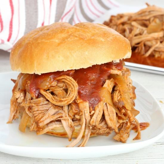 3 Ingredient SlowCooker Pulled Pork