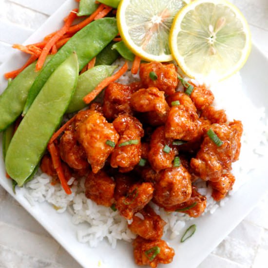 Sticky Honey Lemon Chicken