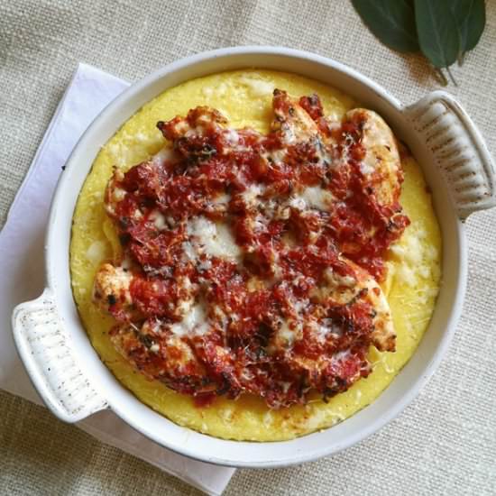 Baked Polenta and Chicken