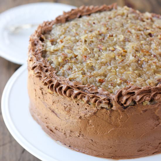 Gluten-Free German Chocolate Cake