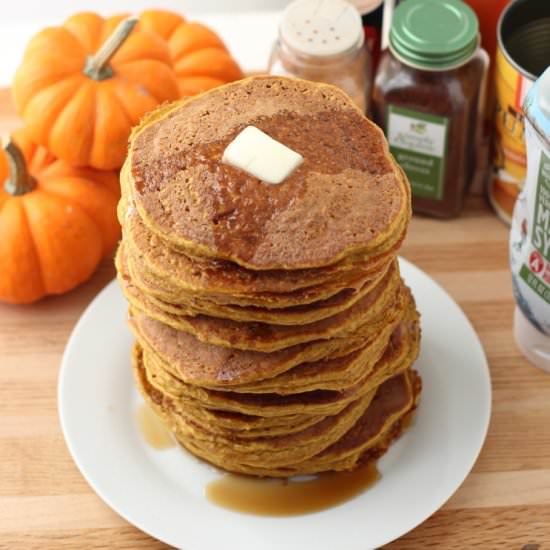 Pumpkin Protein Pancakes