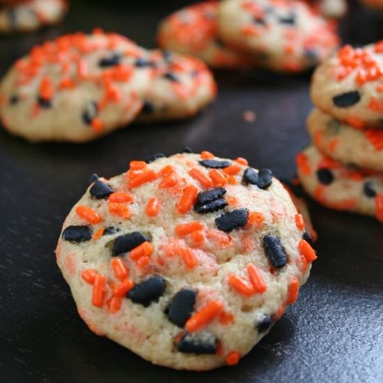 Halloween Funfetti Cookies